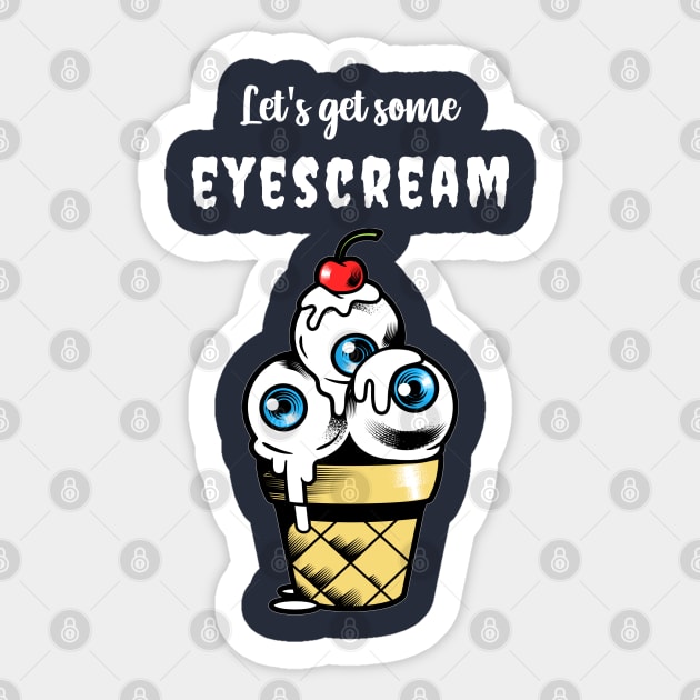 Eyescream - Ice cream Sticker by Bassivus